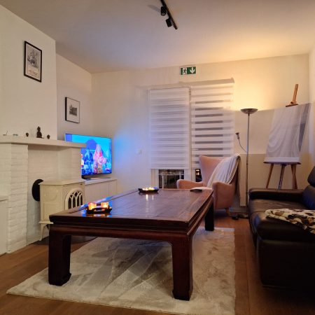 salon - salontafel - eenzit - kast - lamp 1