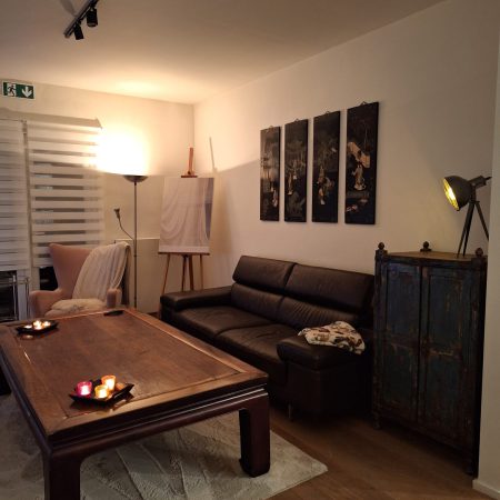salon - salontafel - eenzit - kast - lamp